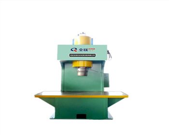 單柱校正壓裝液壓機結構與特點：